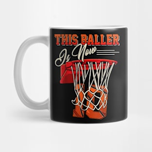 10th Birthday For Boy Basketball 10 Years Old Kid Mug